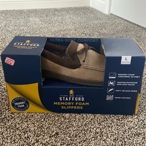 Men’s Stafford Memory Foam Slippers